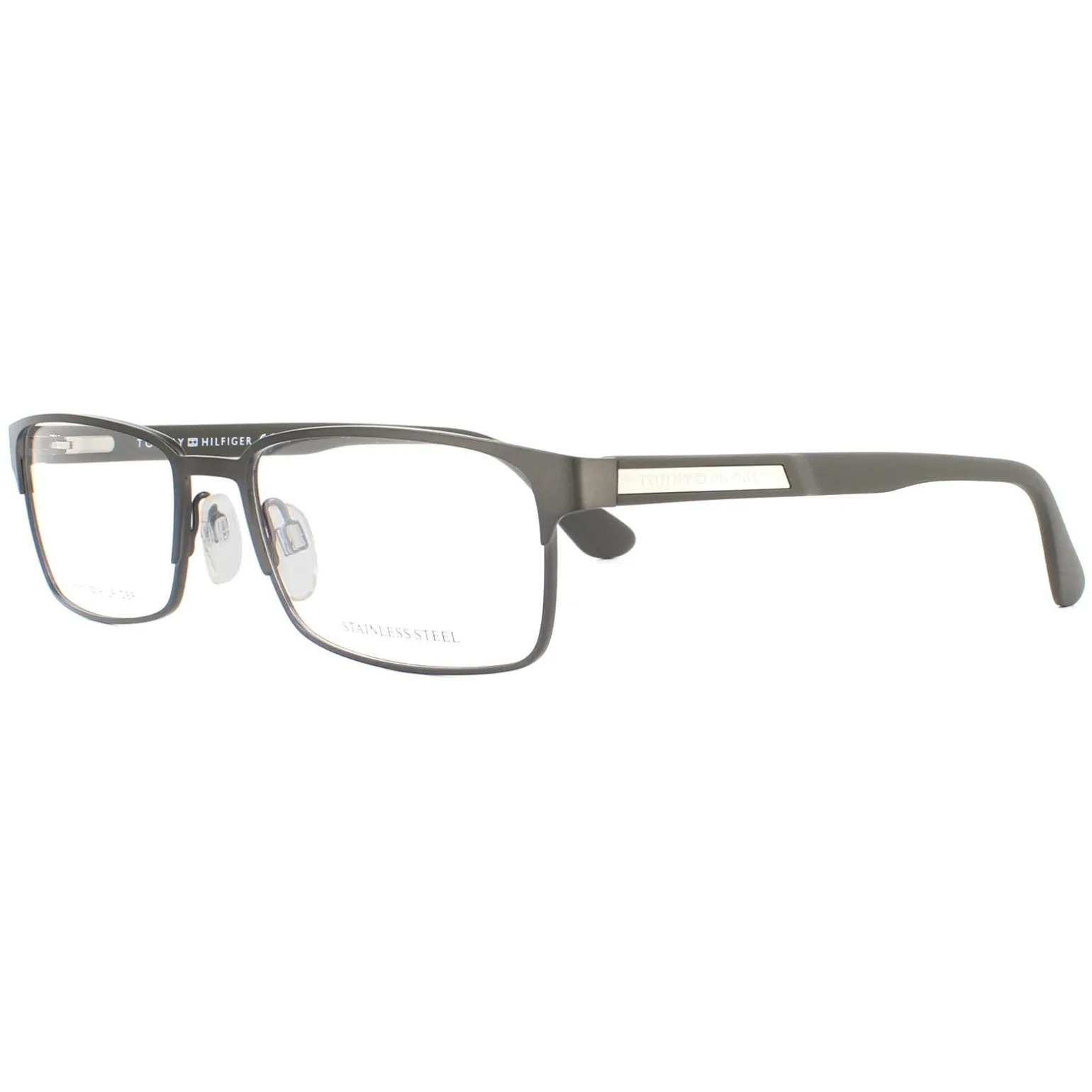 Tommy Hilfiger Glasses Frames TH 1545 R80 17 Matte Dark Ruthenium Men