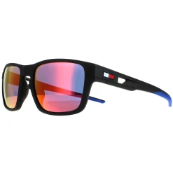 Tommy Hilfiger Sunglasses TH 1952/S 0VK MI Matt Black Blue Orange Mirr