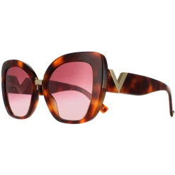 Valentino Sunglasses VA4057 50118H Light Havana Purple Gradient