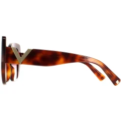 Valentino Sunglasses VA4057 50118H Light Havana Purple Gradient