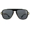 Versace Sunglasses VE2199 100281 Black Grey Polarized