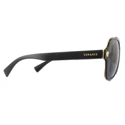 Versace Sunglasses VE2199 100281 Black Grey Polarized