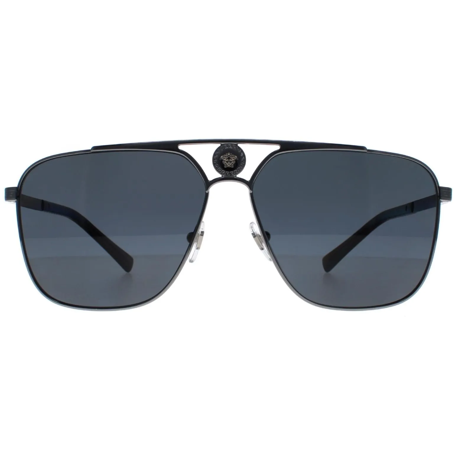 Versace Sunglasses VE2238 100181 Gunmetal Dark Grey Polarized