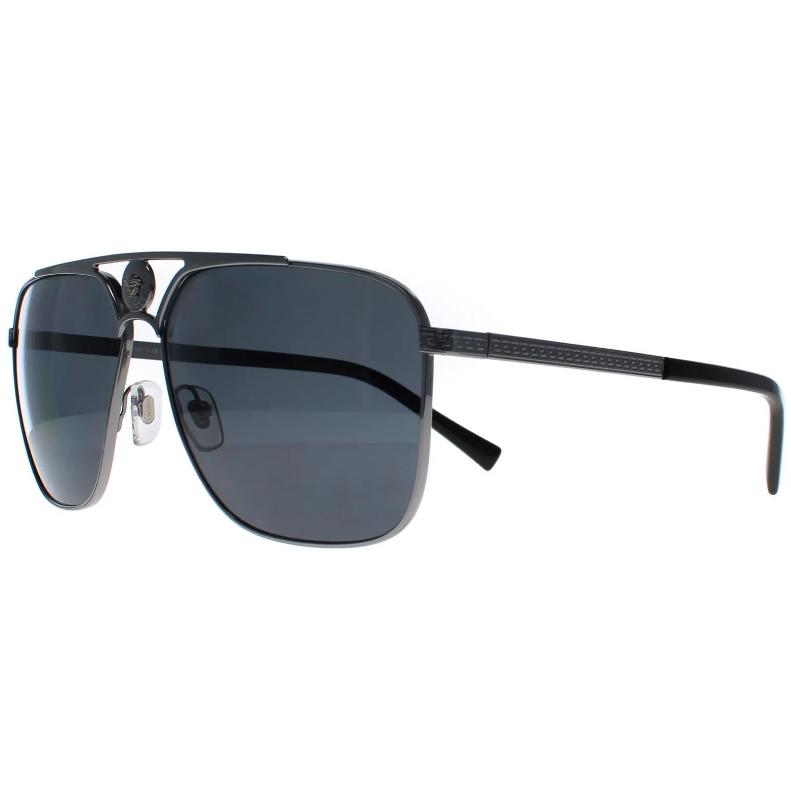 Versace Sunglasses VE2238 100181 Gunmetal Dark Grey Polarized