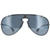 Versace Sunglasses VE2243 10016G Gunmetal Grey Mirror Black