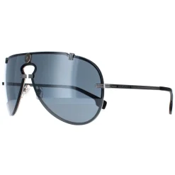 Versace Sunglasses VE2243 10016G Gunmetal Grey Mirror Black