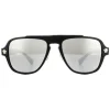 Versace Sunglasses VE2199 10006G Matte Black Dark Grey Silver Mirror