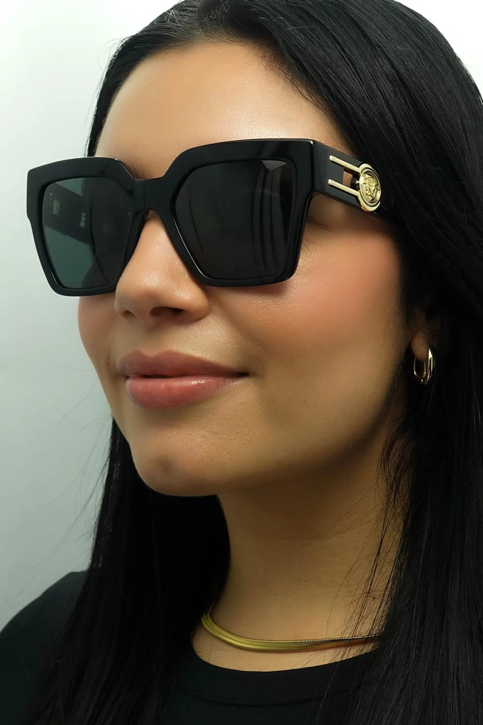 Versace Sunglasses VE4458 GB1/87 Black Dark Grey
