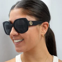 Versace Sunglasses VE4387 GB1/87 Black Dark Grey