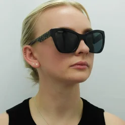 Versace Sunglasses VE4417U 535887 Black Pattern Dark Grey