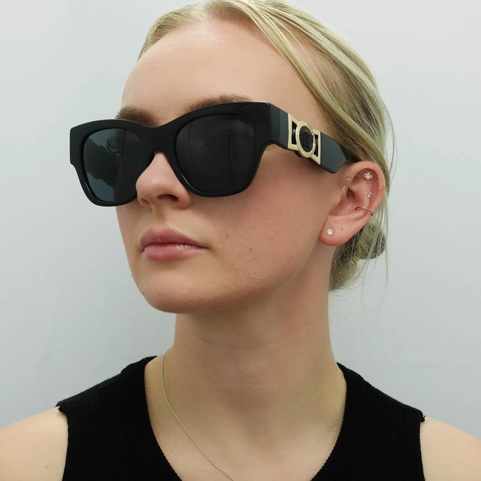 Versace Sunglasses VE4415U GB1/87 Black Dark Grey