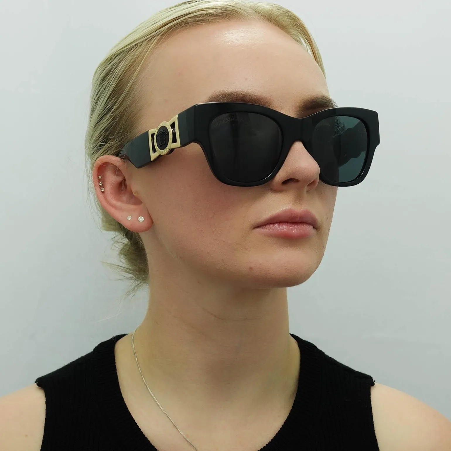 Versace Sunglasses VE4415U GB1/87 Black Dark Grey