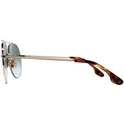 Victoria Beckham Sunglasses VB213S 700 Gold Green Gradient